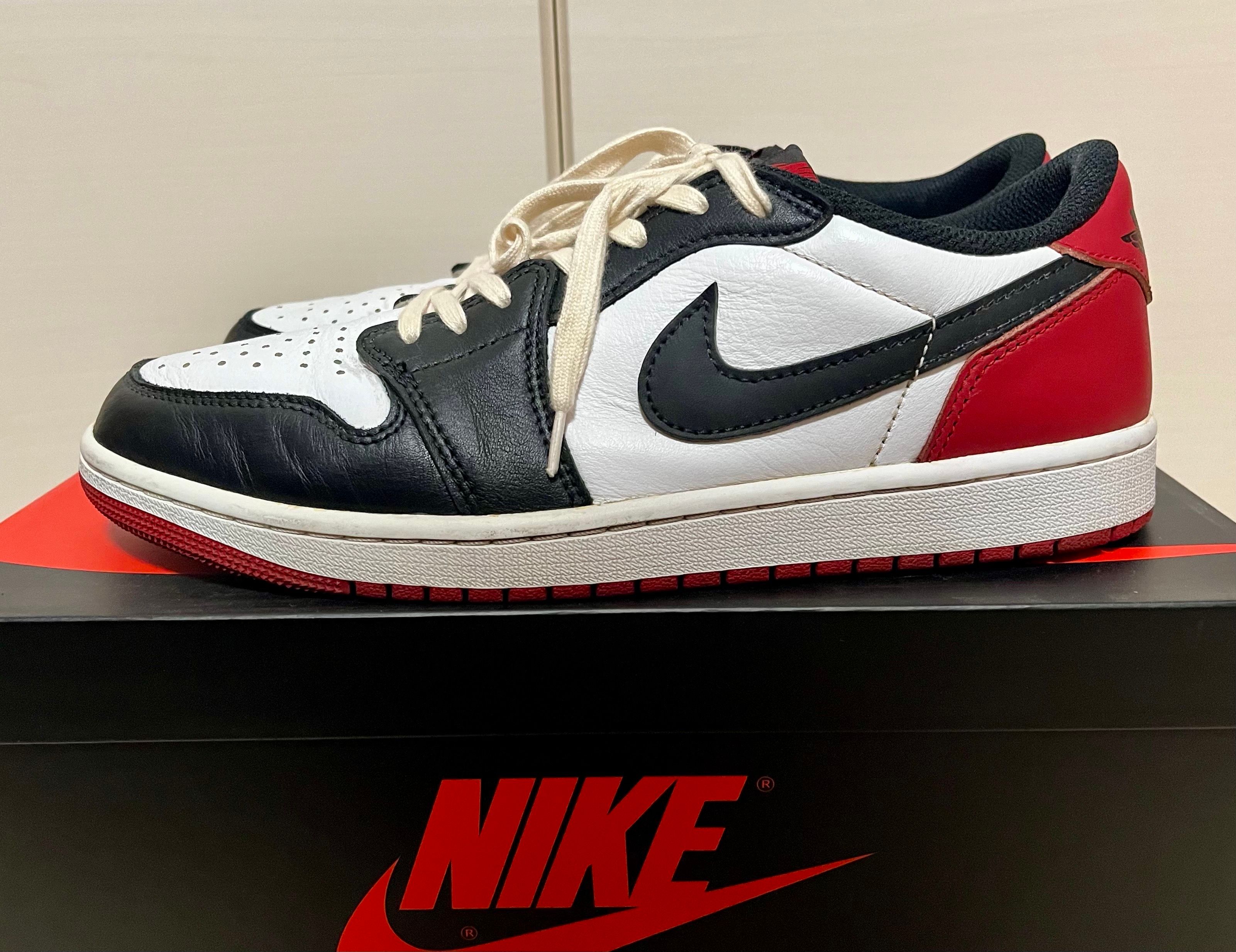 Nike Air Jordan 1 Retro Low OG "Black Toe"
