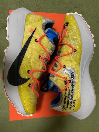 Off-White × Nike Women's Vapor Street "Tour Yellow"