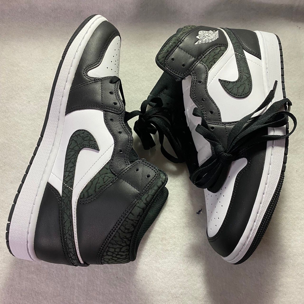 Nike Air Jordan 1 Mid "Panda Elephant/Safari"