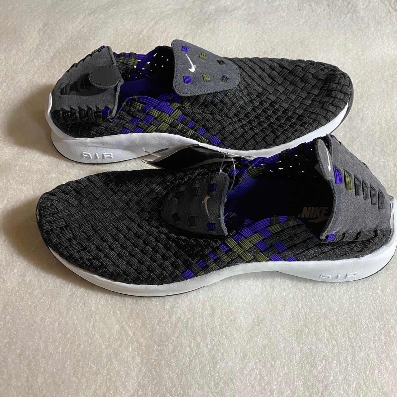 NIKE AIR WOVEN "BLACK/PURPLE"