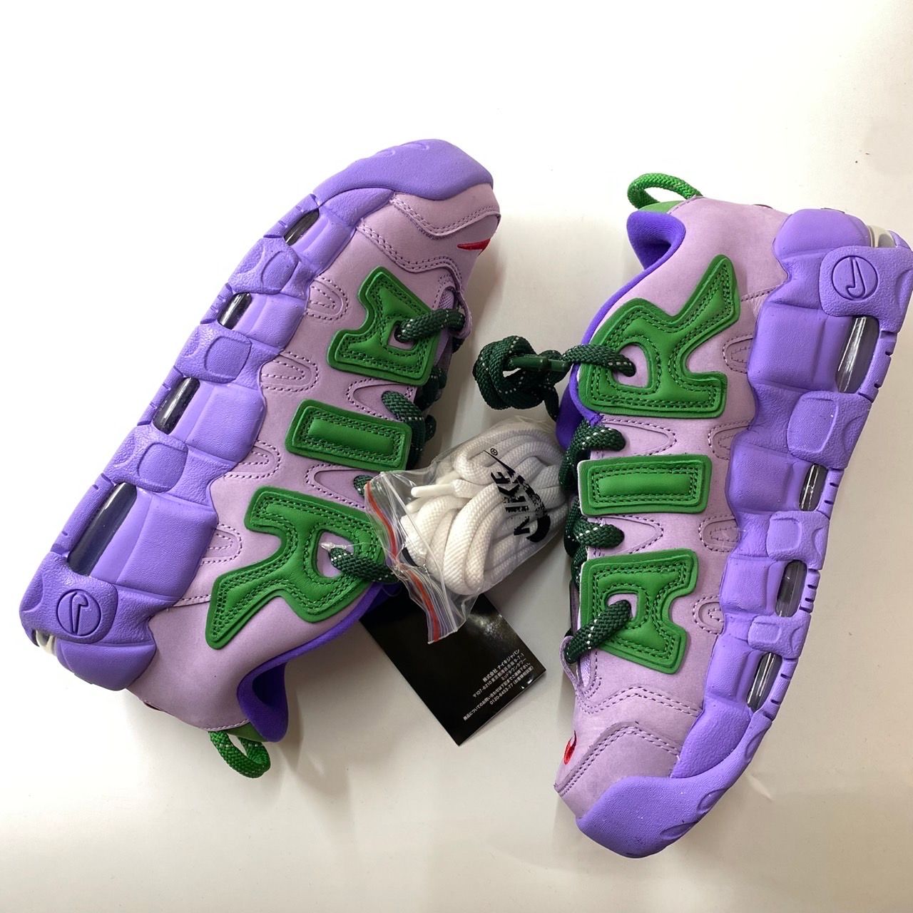 AMBUSH × Nike Air More Uptempo Low "Lilac and Apple Green"