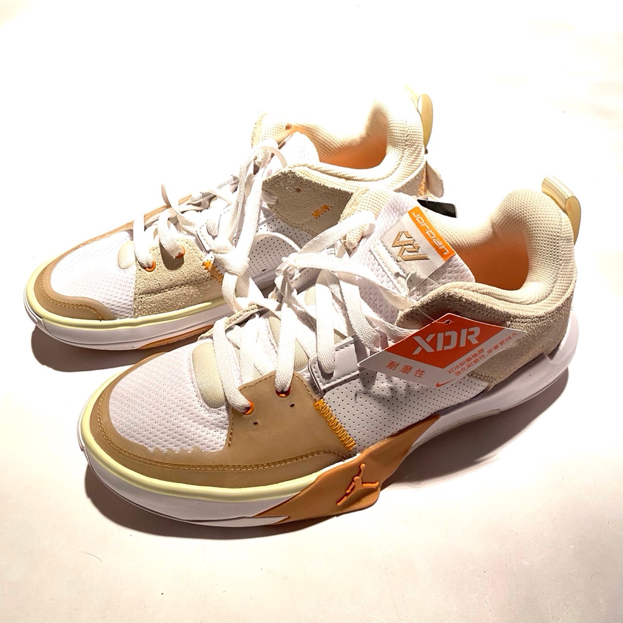 Nike Jordan One Take 5 "White/Coconut Milk/Gum Light Brown/Kumquat"