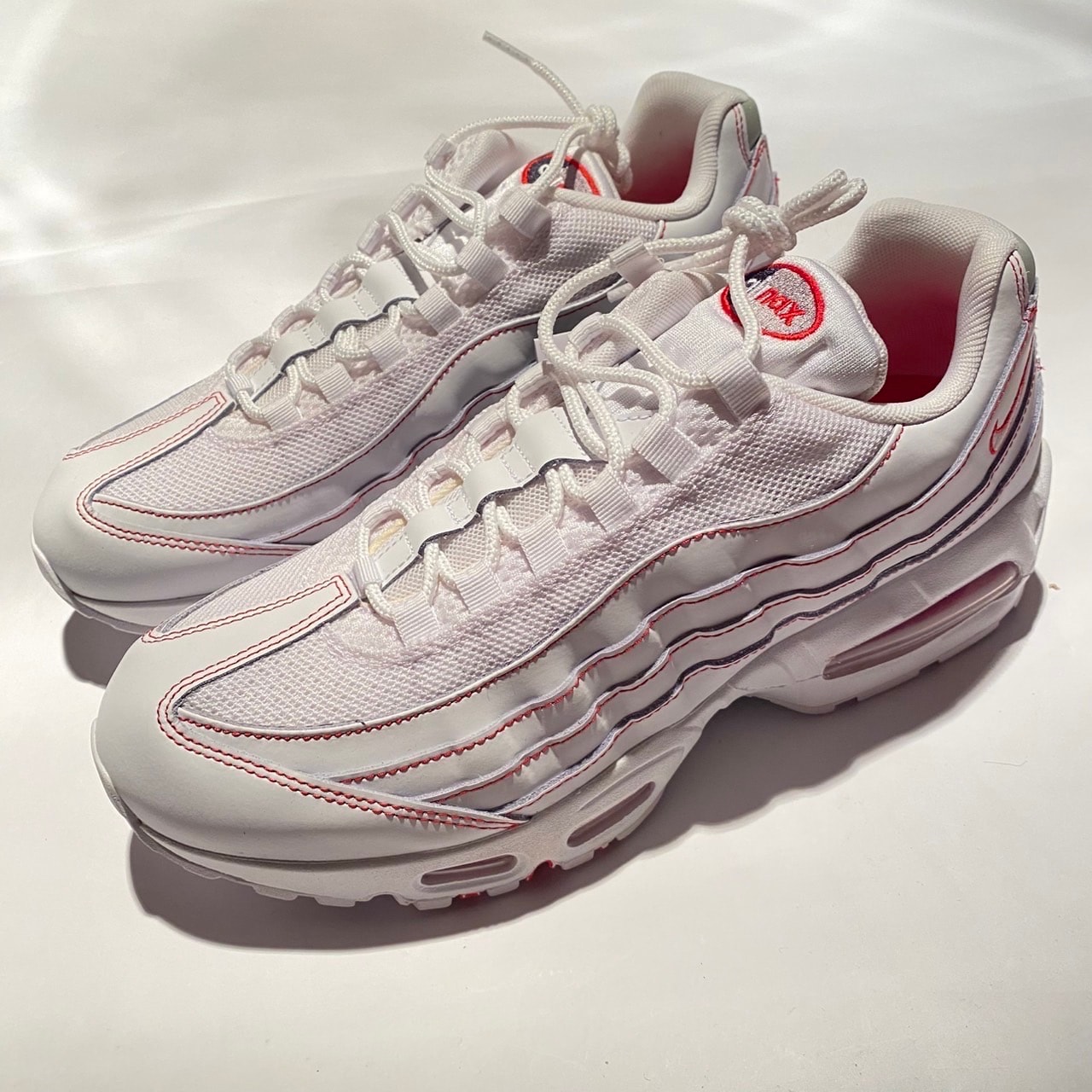 Nike Air Max 95 OG Big Bubble "White/University Red"