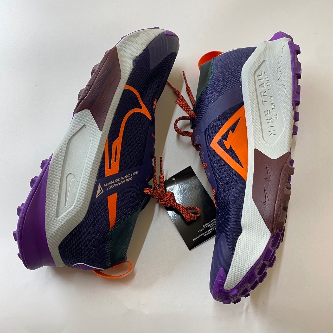 ナイキ ズームX ゼガマ トレイル "パープルインク/ディープジャングル/パープルコスモス/セーフティオレンジ"