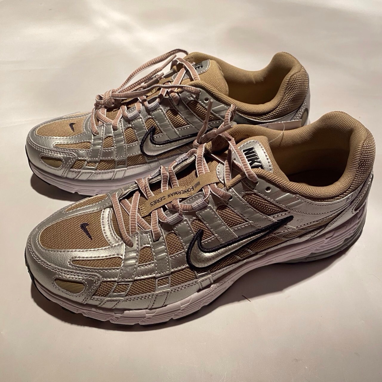 Nike P-6000 "Khaki/Metallic Platinum/Pure Platinum/Metallic Silver"