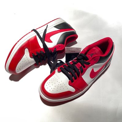 Nike Air Jordan 1 Low "White/Gym Red/Black"