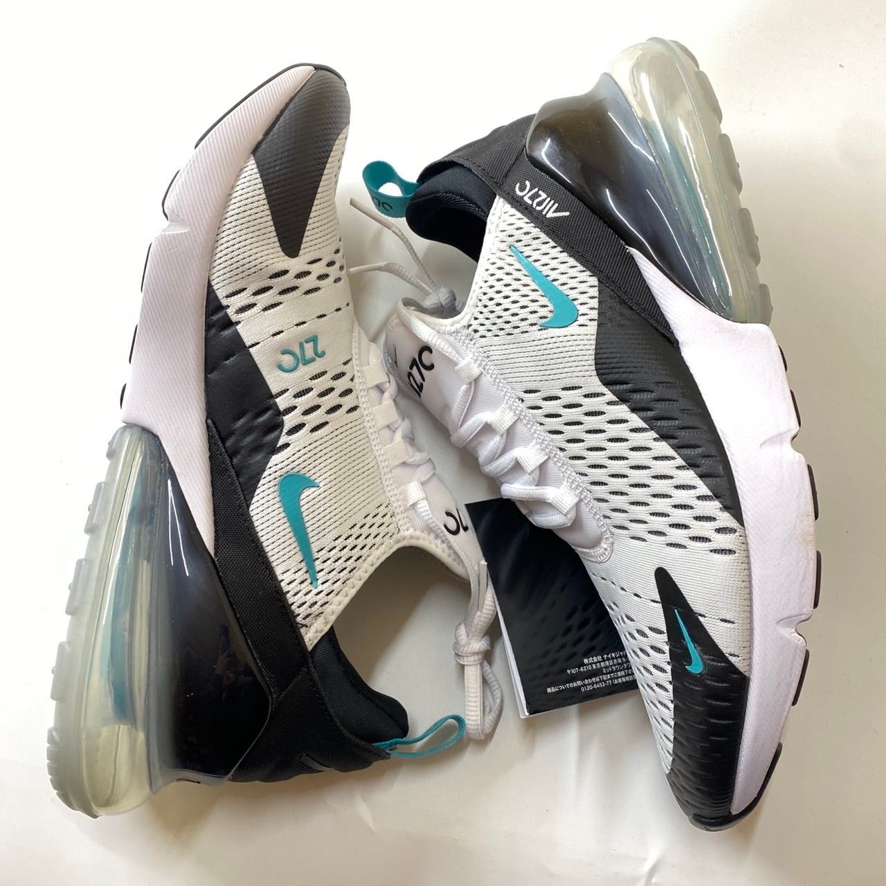 Nike Women's Air Max 270 "White/Black/Blue"