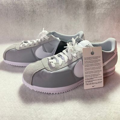 Nike Cortez Textile "Flat Silver/White"