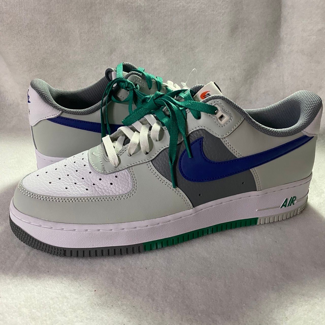 Nike Air Force 1 LV8 "Light Silver/White/Smoke Gray/Deep Royal Blue"