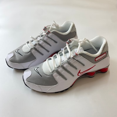 Nike Shox NZ "White/Sport Red/Cool Grey/Metallic Silver"