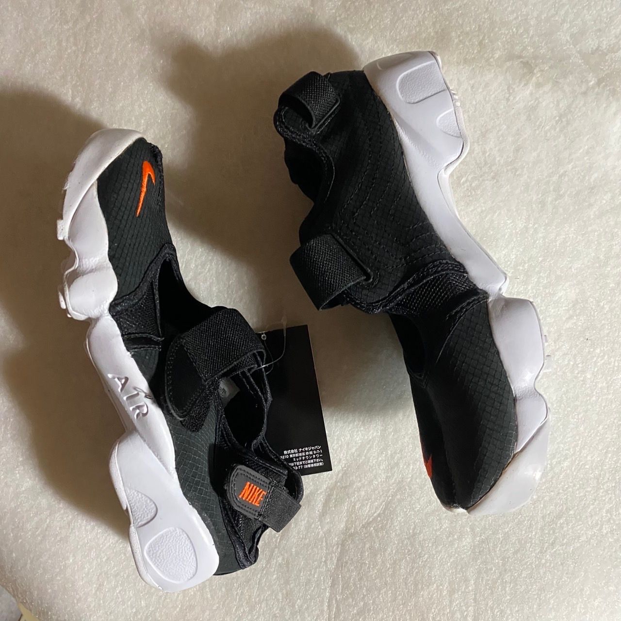 Nike Women's Air Rift Breathe "Black/White/Rush Orange"