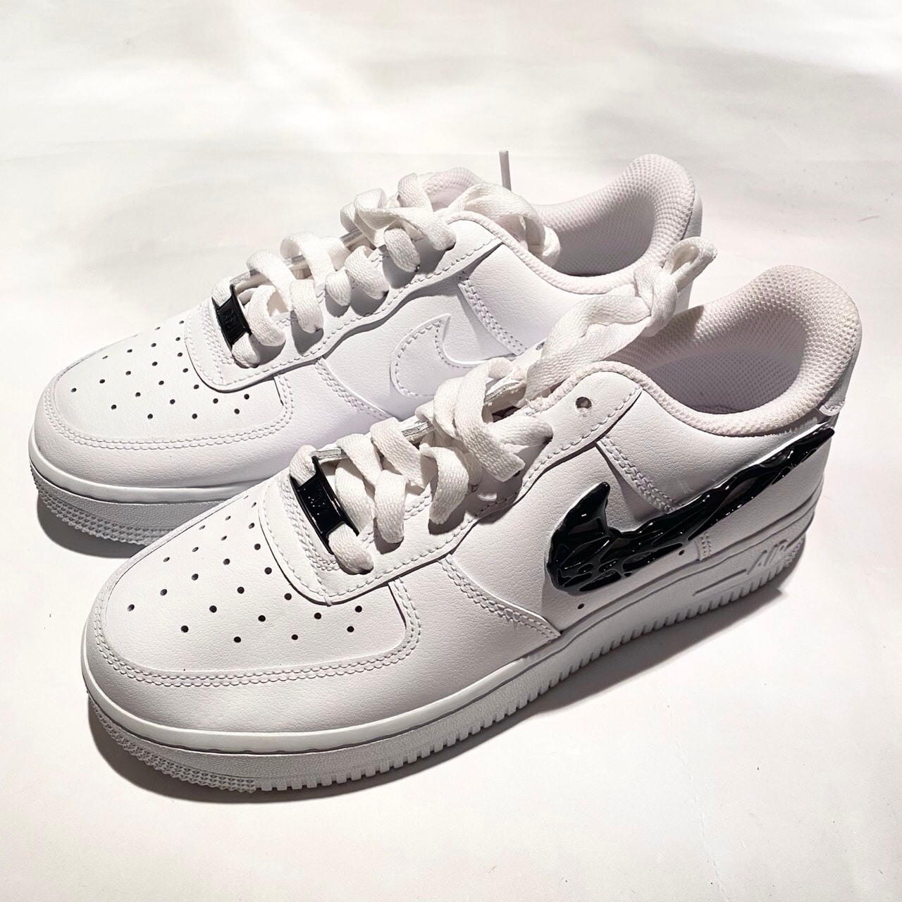 Nike Women's Air Force 1 Low '07 LX "Metal Swoosh/White/Black"