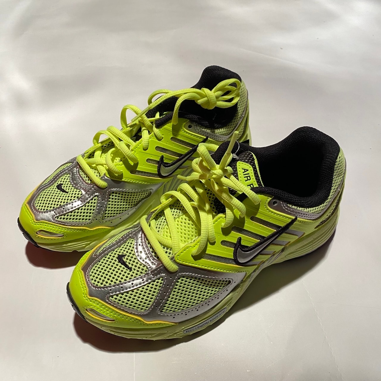 Nike Women's Air Pegasus 2005 "Volt/Black/Pure Platinum/Metallic Silver"