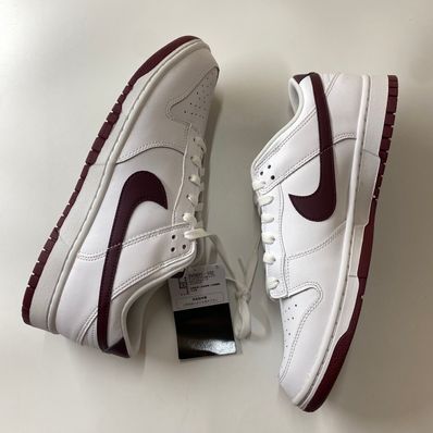 Nike Dunk Low "White/Night Maroon"