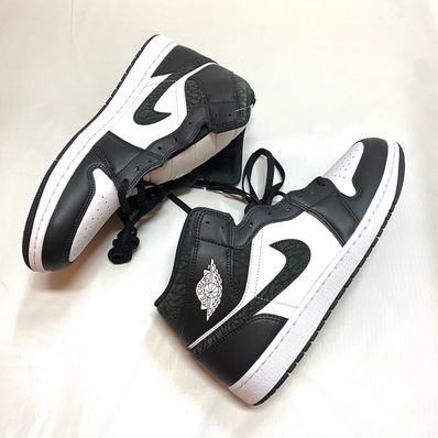 Nike Air Jordan 1 Mid "Panda Elephant/Safari"