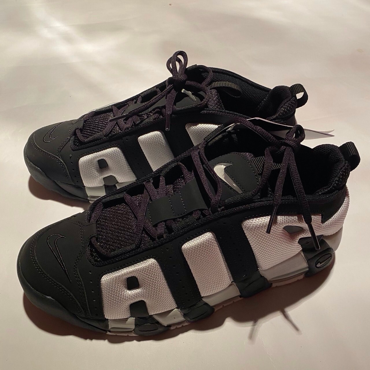 Nike Air More Uptempo Low "Black/Photon Dust"