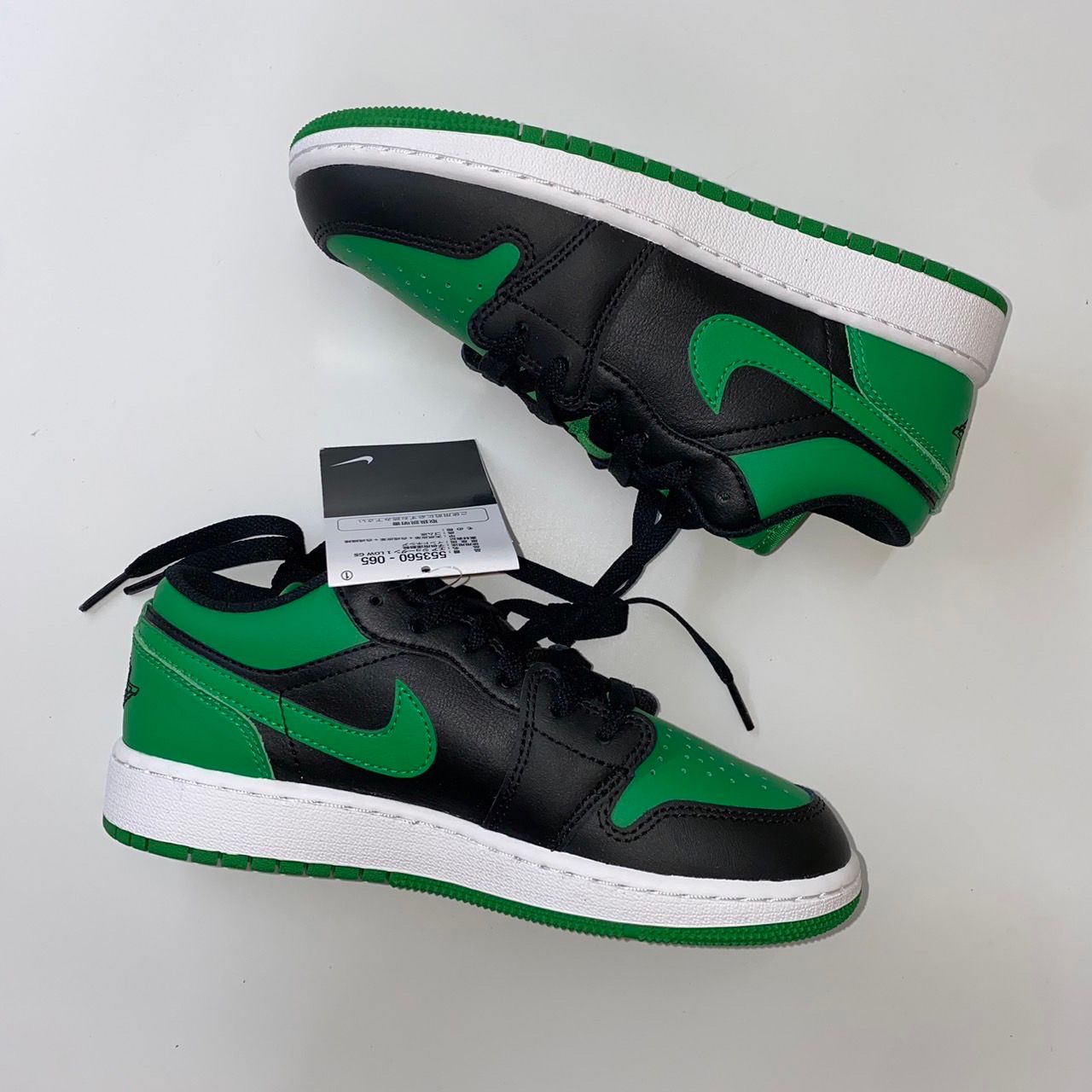 Nike GS Air Jordan 1 Low "Lucky Green"