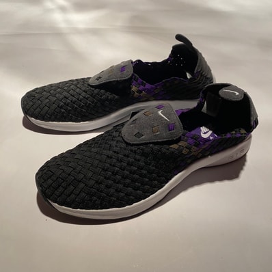 NIKE AIR WOVEN "BLACK/PURPLE"