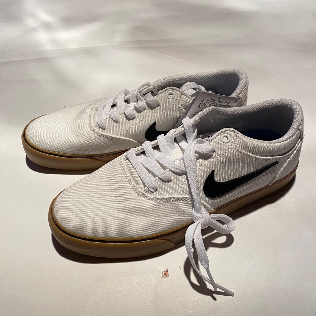 Nike SB Chron 2 Canvas "White/White/Gum Light Brown/Black"