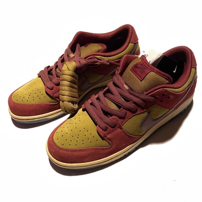 Nike SB Dunk Low Pro "Dark Team Red and Olive Flak"