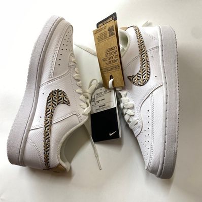 Nike Women's Court Vision Low "White/Hemp/Black/Summit White"