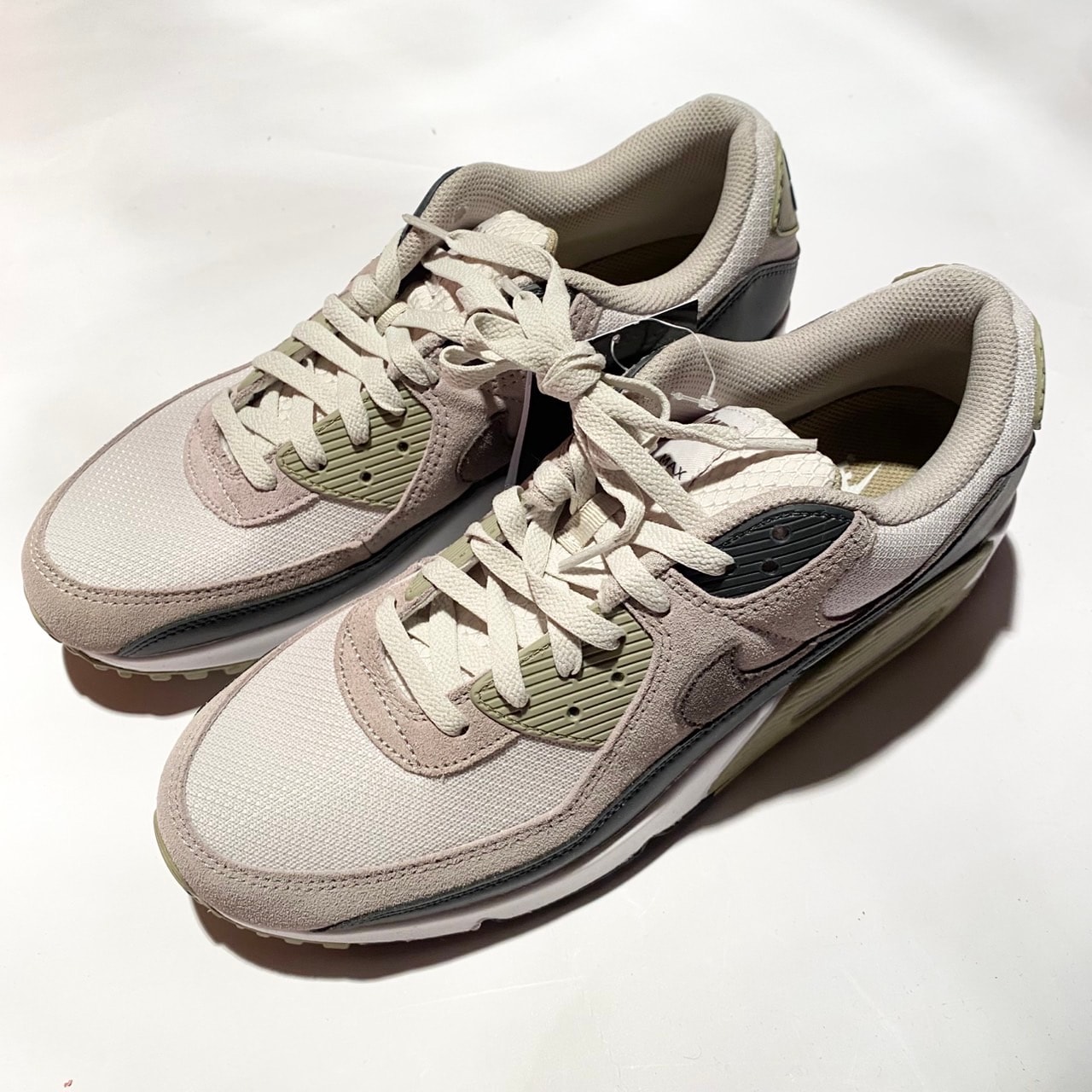 Nike Air Max 90 "Light Bone/Neutral Olive/College Grey/Cave Stone"