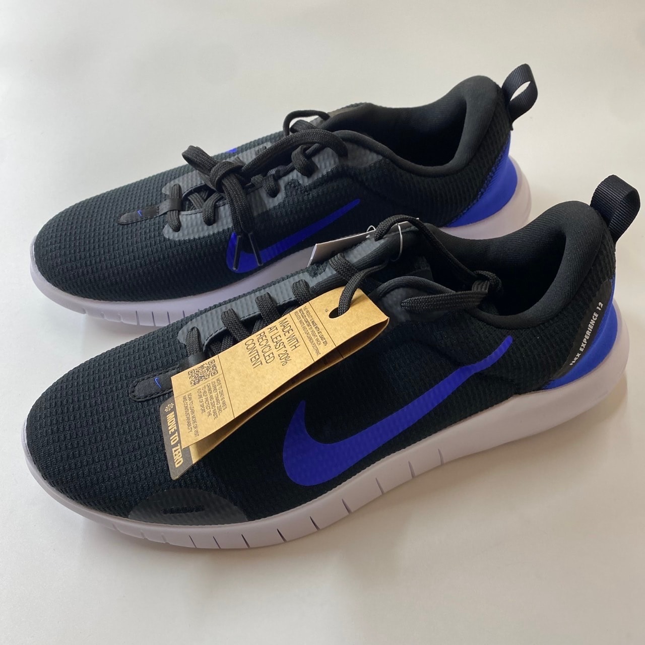 Nike Flex Experience Run 12 "Black/White/Racer Blue"