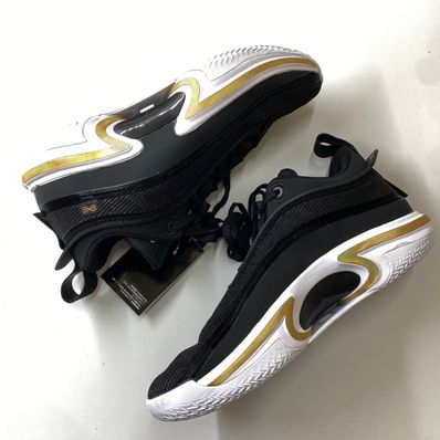 Nike Air Jordan 36 Low "Black Gold" (White Sole)