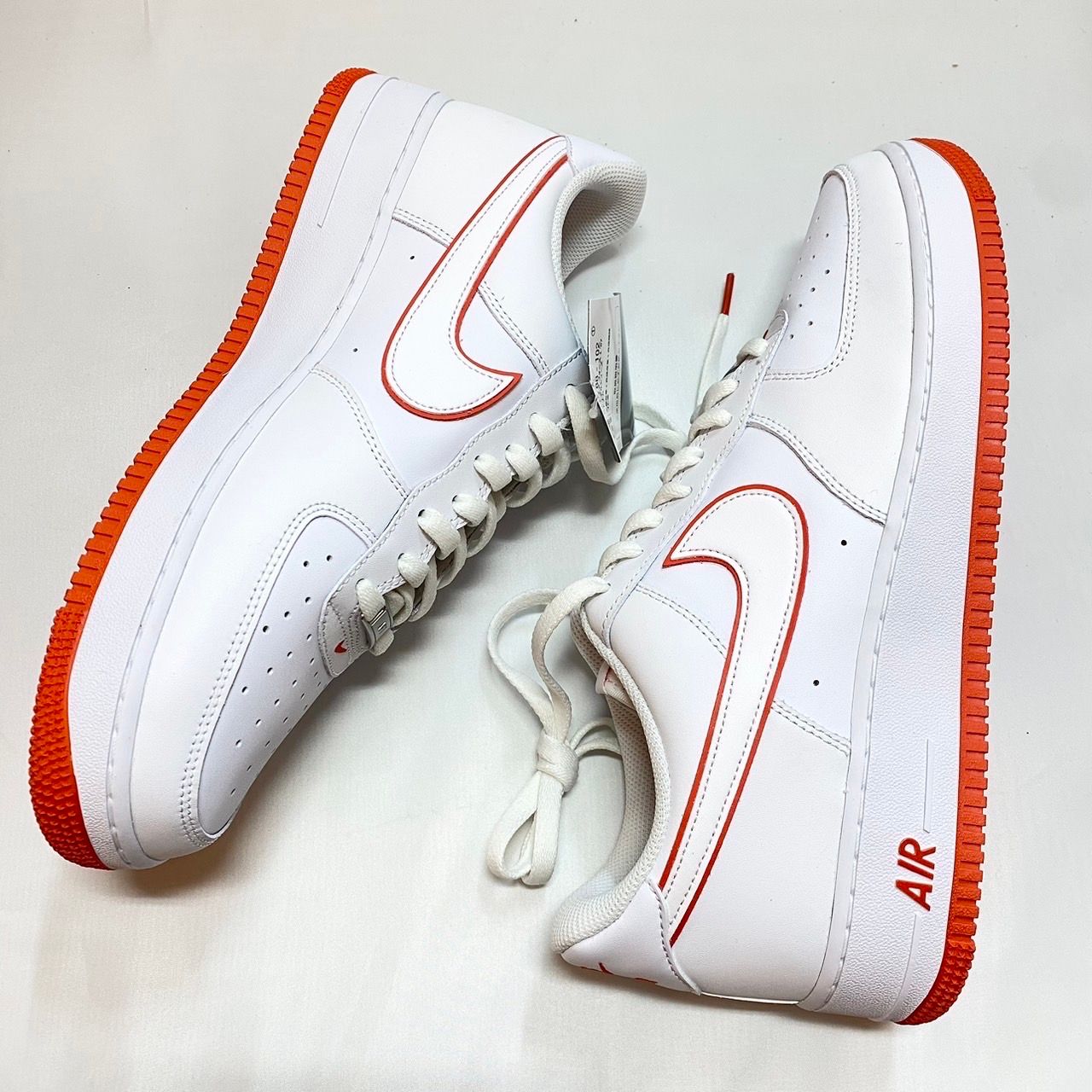 Nike Air Force 1 Low "White and Picante Red"