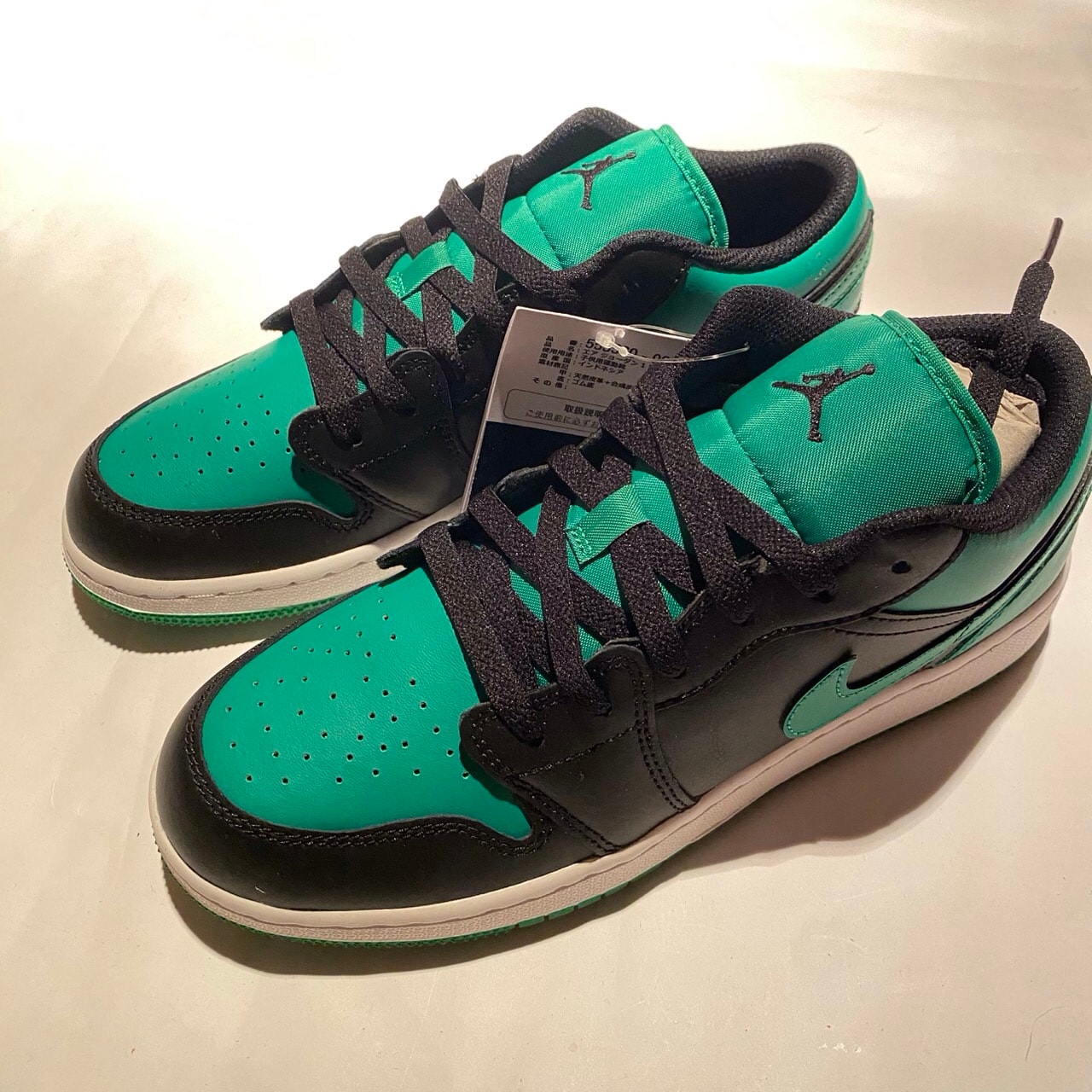 Nike GS Air Jordan 1 Low "Lucky Green"