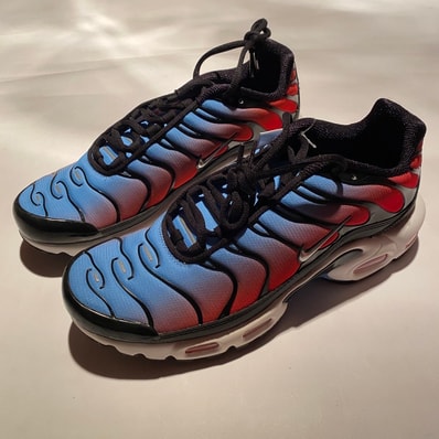 Nike Women's Air Max Plus "Black/University Blue/Light Crimson/Metallic Silver"