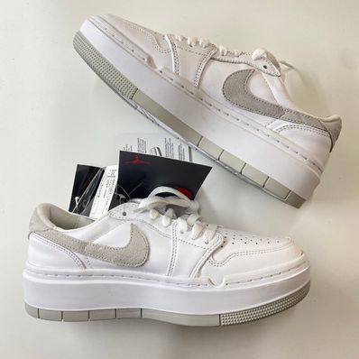 Nike Women's Air Jordan 1 Elevate Low "White/Neutral Grey"