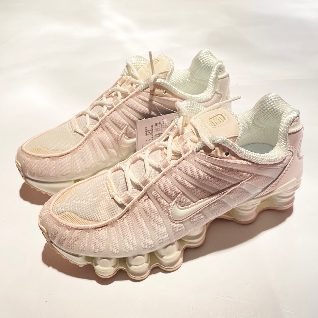 Nike Women's Shox TL "Pearl White/Particle Pink/Soft Pearl"