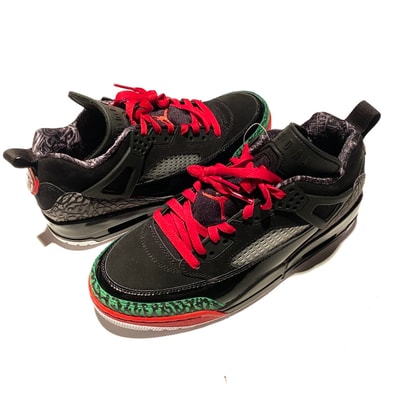 Nike Jordan Spizike Low "Black/Varsity Red/Classic Green"