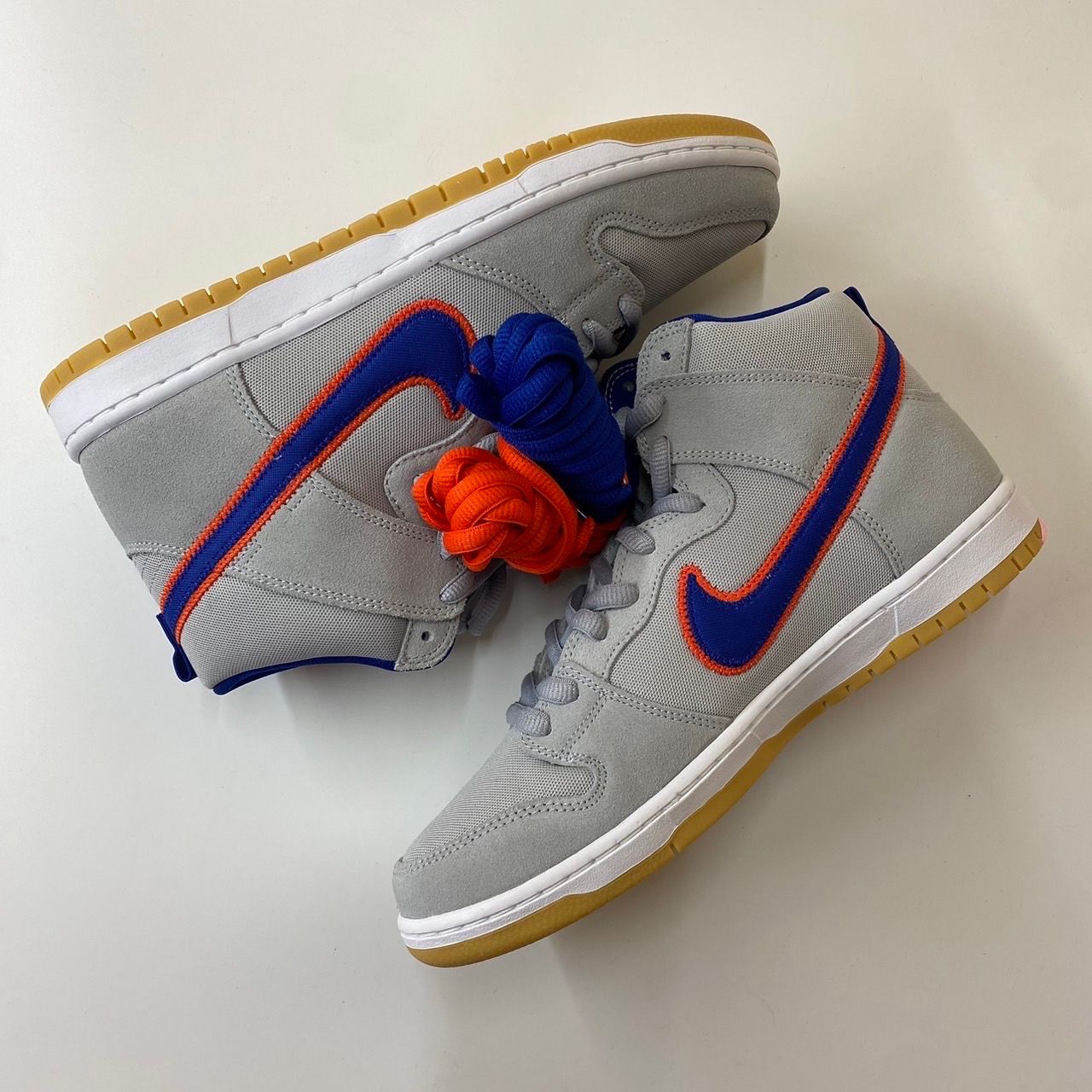 Nike SB Dunk High "Rush Blue and Team Orange/New York Mets"