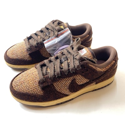 Harris Tweed × Nike Women's Dunk Low "Sesame/Violet Mist"