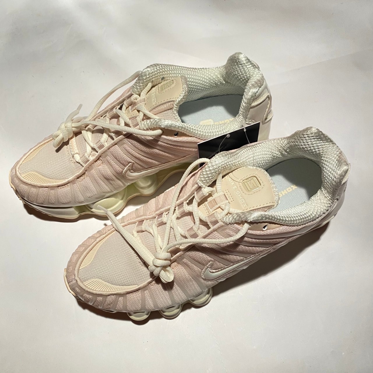 Nike Women's Shox TL "Pearl White/Particle Pink/Soft Pearl"