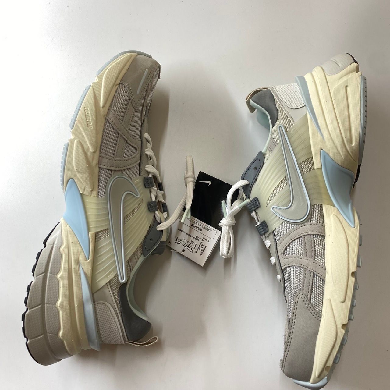 Nike Women's V2K Run "Light Bone/Light Iron Ore/Smoke Grey/Metallic Platinum"