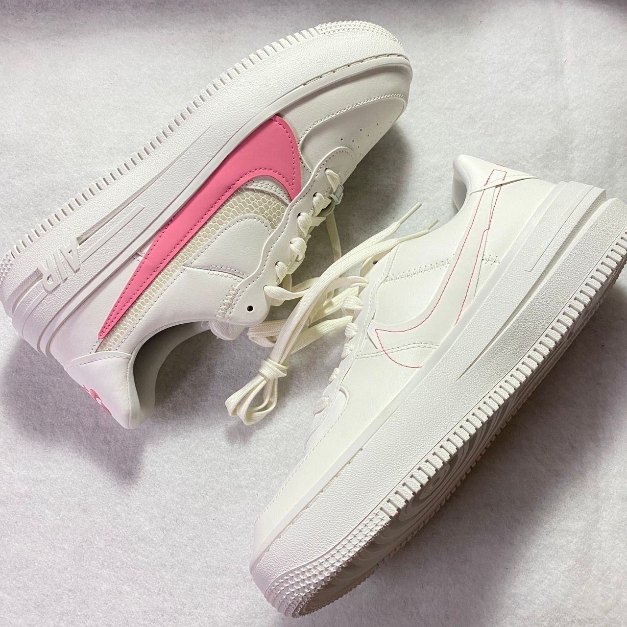 Nike Women's Air Force 1 Platform "Sail/Chalk/Coconut Milk/Sea Coral"