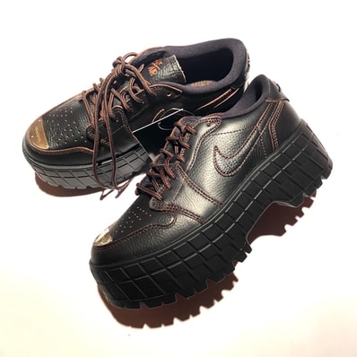 Nike Women's Air Jordan 1 Brooklyn Low "Black/Cacao Wow"