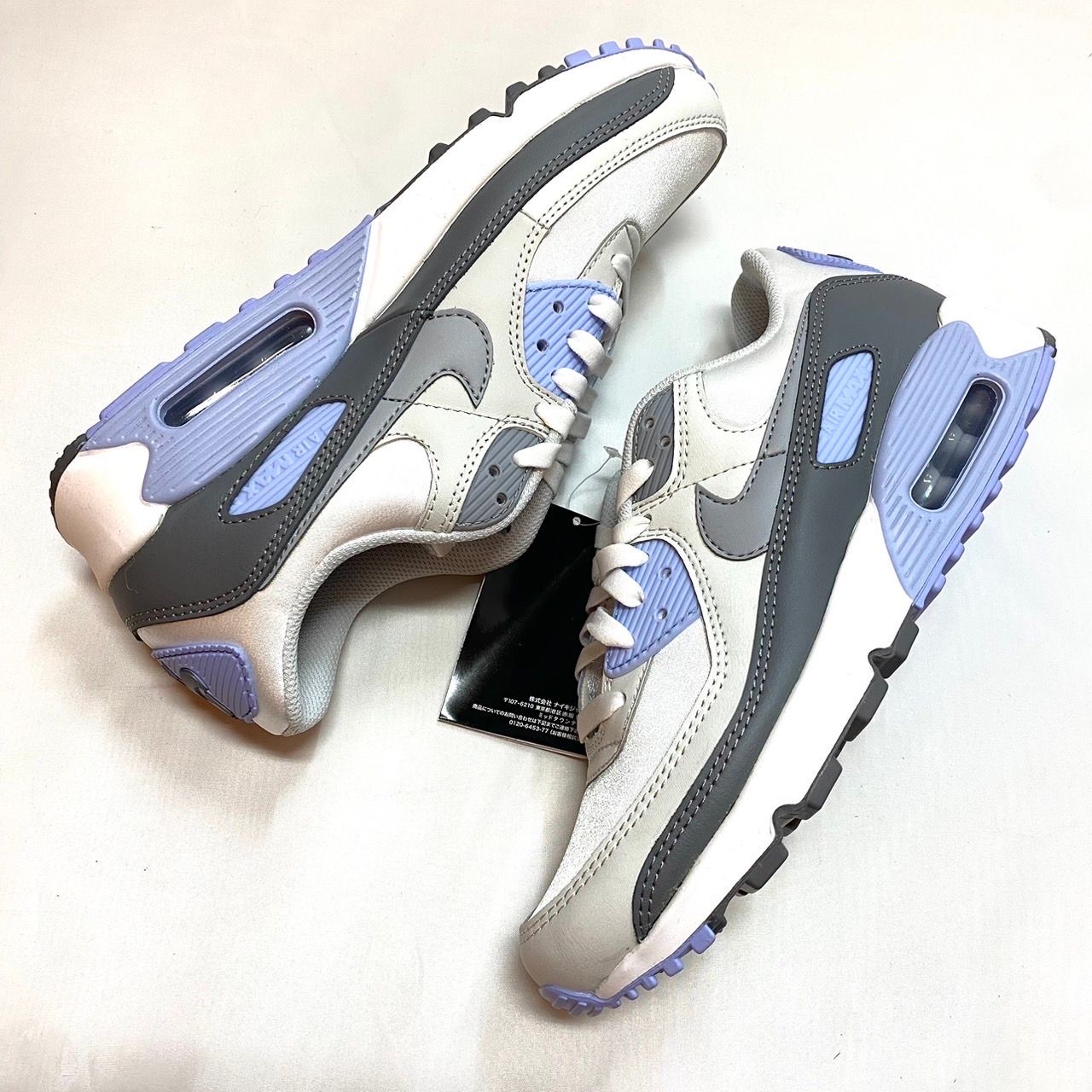 Nike Women's Air Max 90 "White/Photon Dust/Cobalt Bliss/Wolf Gray"