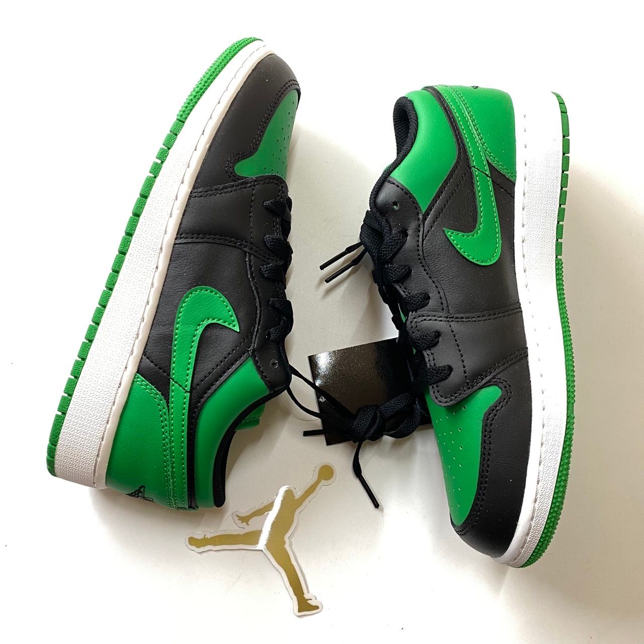 Nike GS Air Jordan 1 Low "Lucky Green"