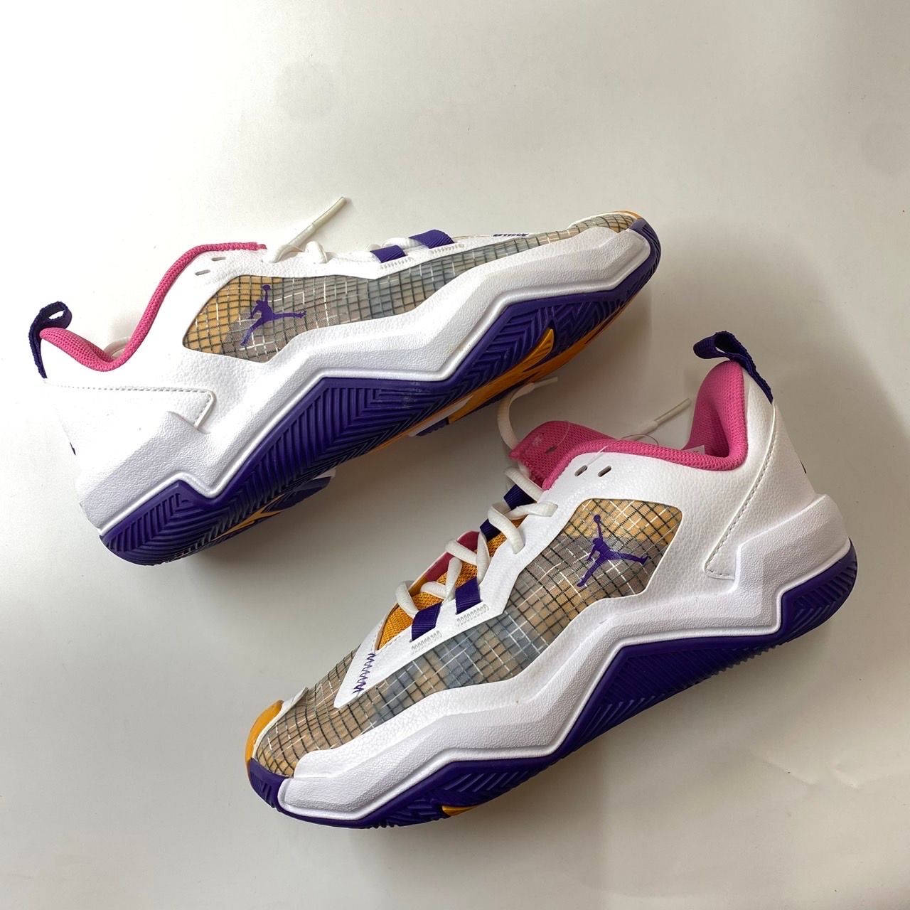 Nike Jordan One Take 4 "White/Canyon Gold/Pink Cycle/Court Purple"