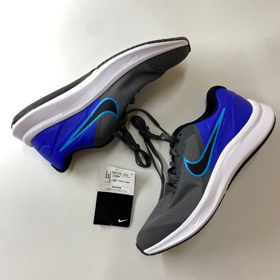 Nike GS Star Runner 3 "Iron Grey/Blue Lightning/Racer Blue/Black"