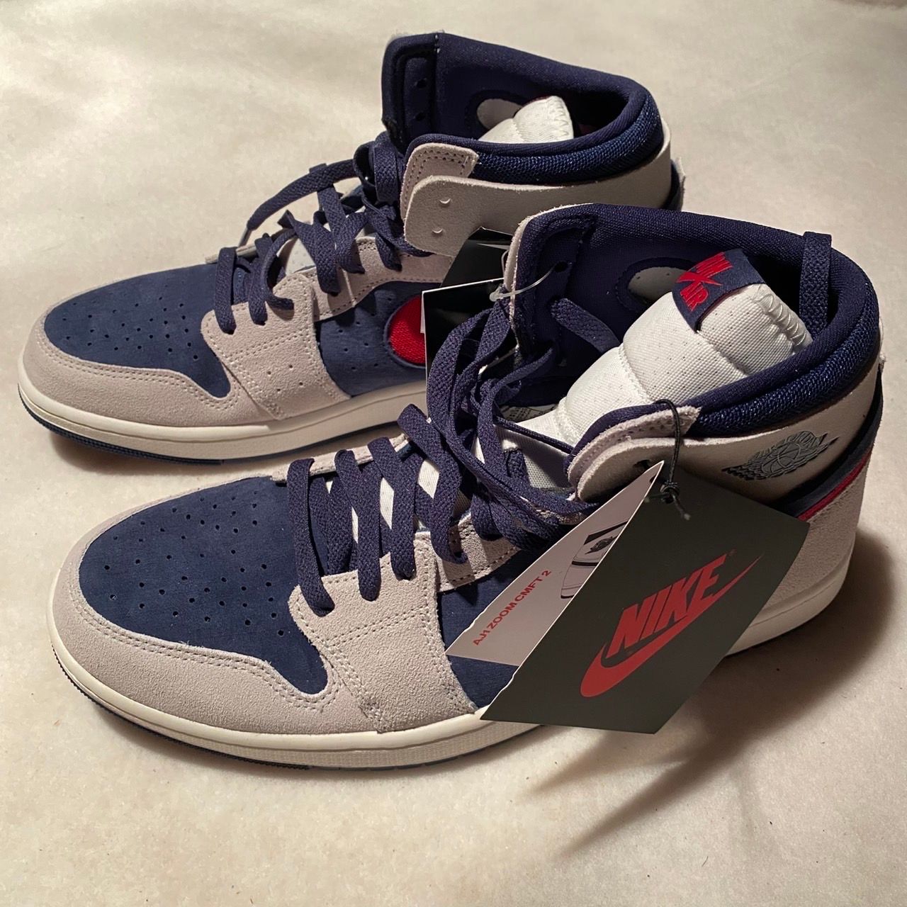 Nike Air Jordan 1 High Zoom CMFT 2 "Midnight Navy/Varsity Red/Neutral Grey/Summit White"
