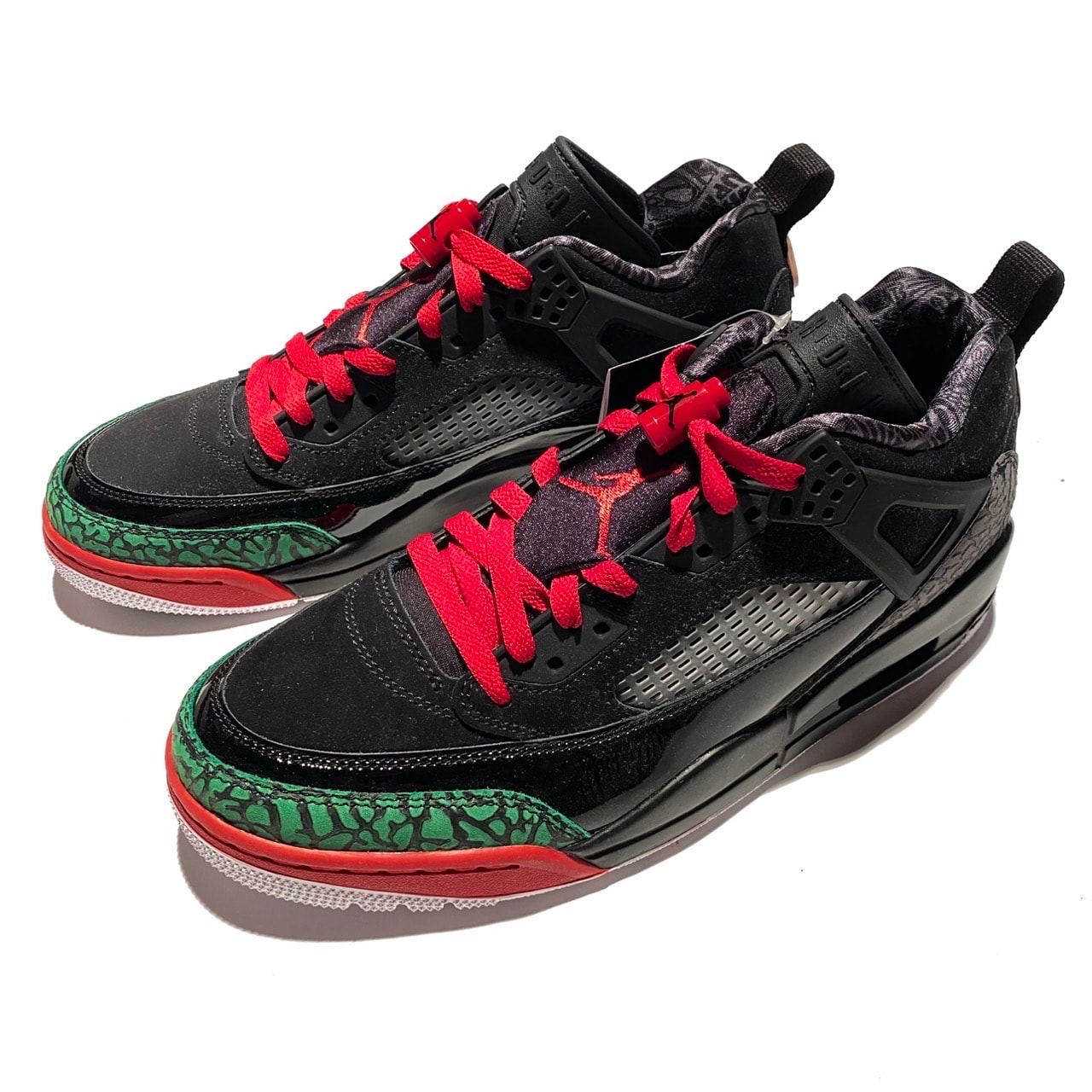 Nike Jordan Spizike Low "Black/Varsity Red/Classic Green"