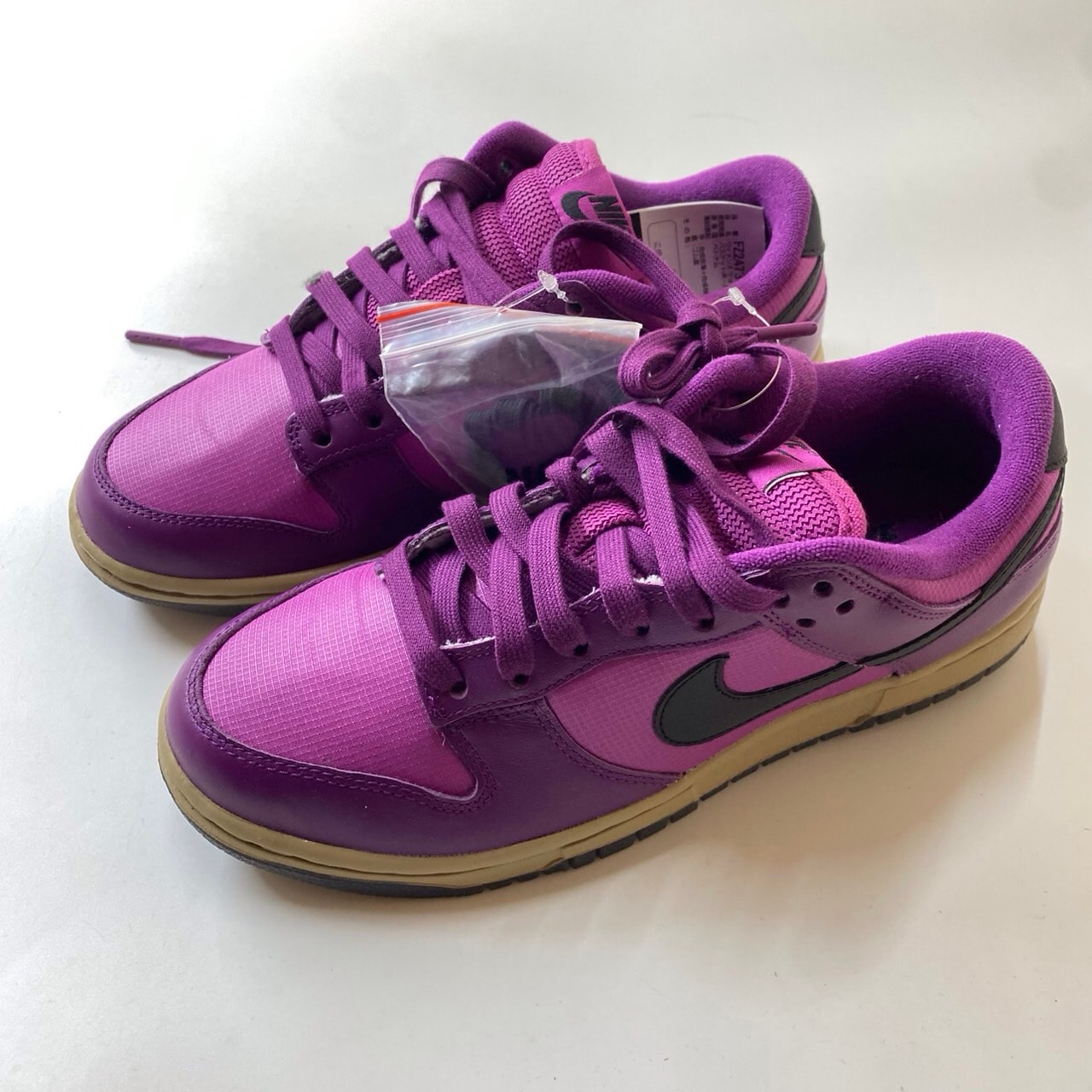 Nike Women's Dunk Low "Viotech/Hot Fuchsia/Khaki/Black"