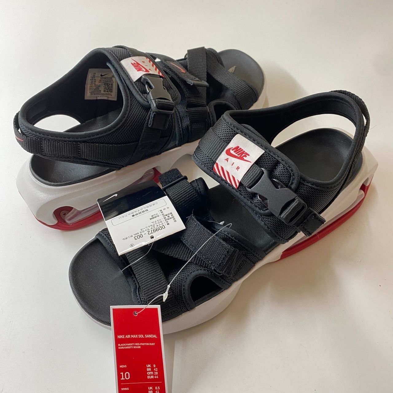 Nike Air Max Sol "Black/Photon Dust/Particle Gray/Varsity Red"