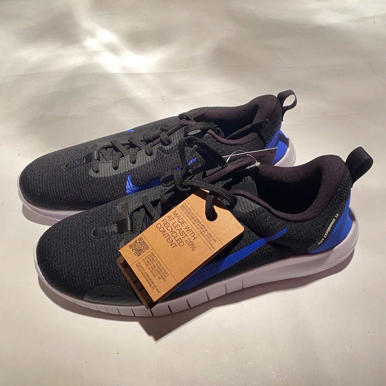 Nike Flex Experience Run 12 "Black/White/Racer Blue"