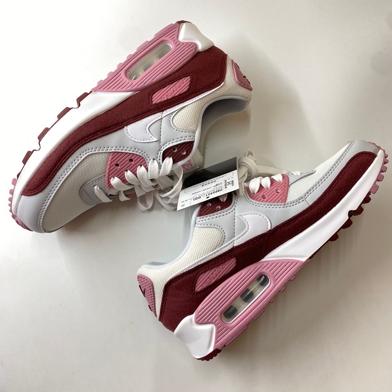 Nike Women's Air Max 90 SE "Dark Team Red/Platinum Tint/Pure Platinum/White"